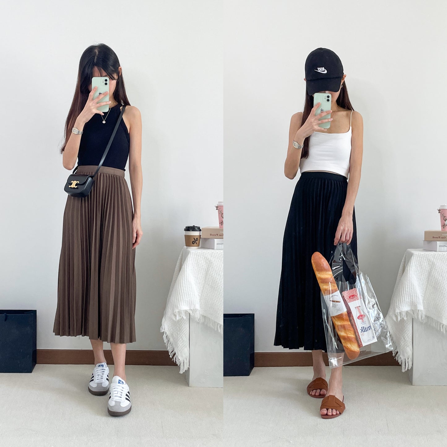 Elayna Everyday Pleated Skirt