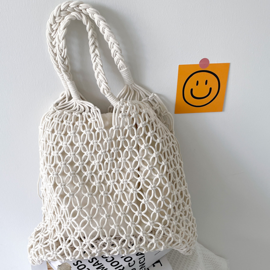 Knitted Double Handle Totebag