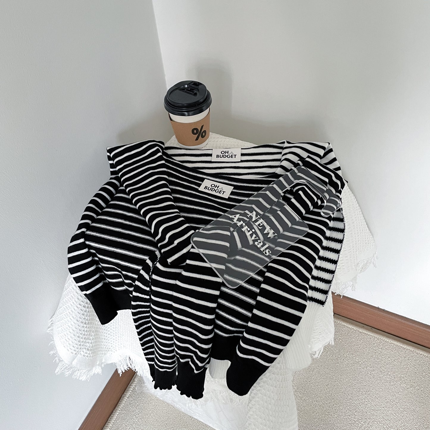 Ferra Striped Knit Shawl