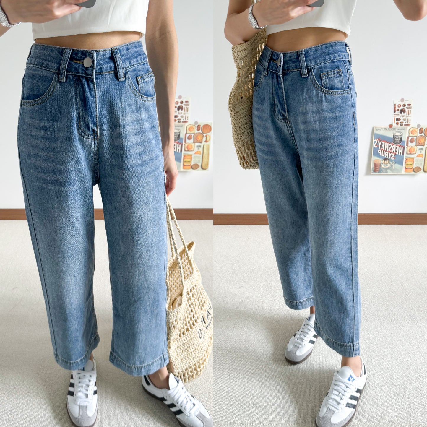 The Petite Washed Denim