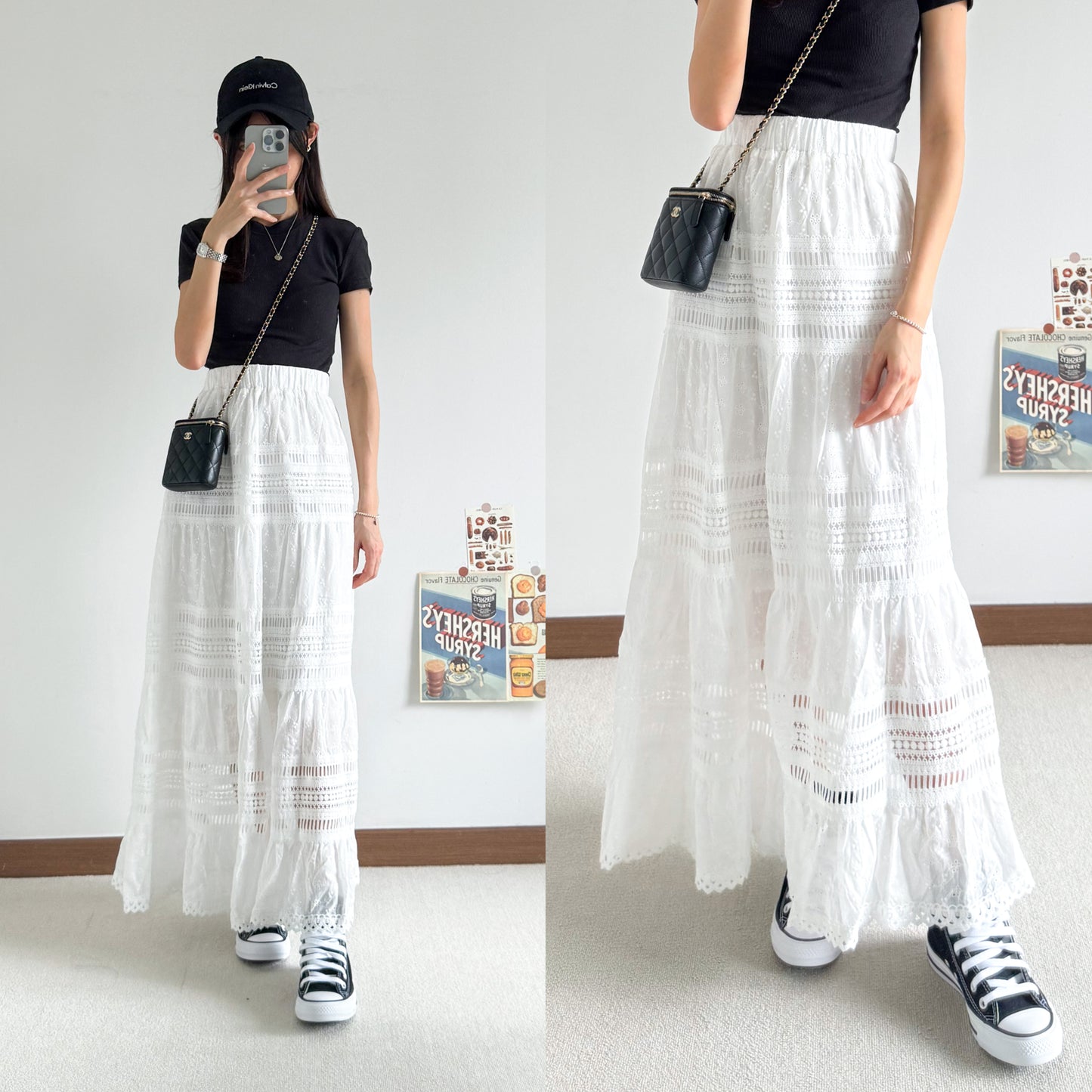 Merlin Tiered Maxi Skirt