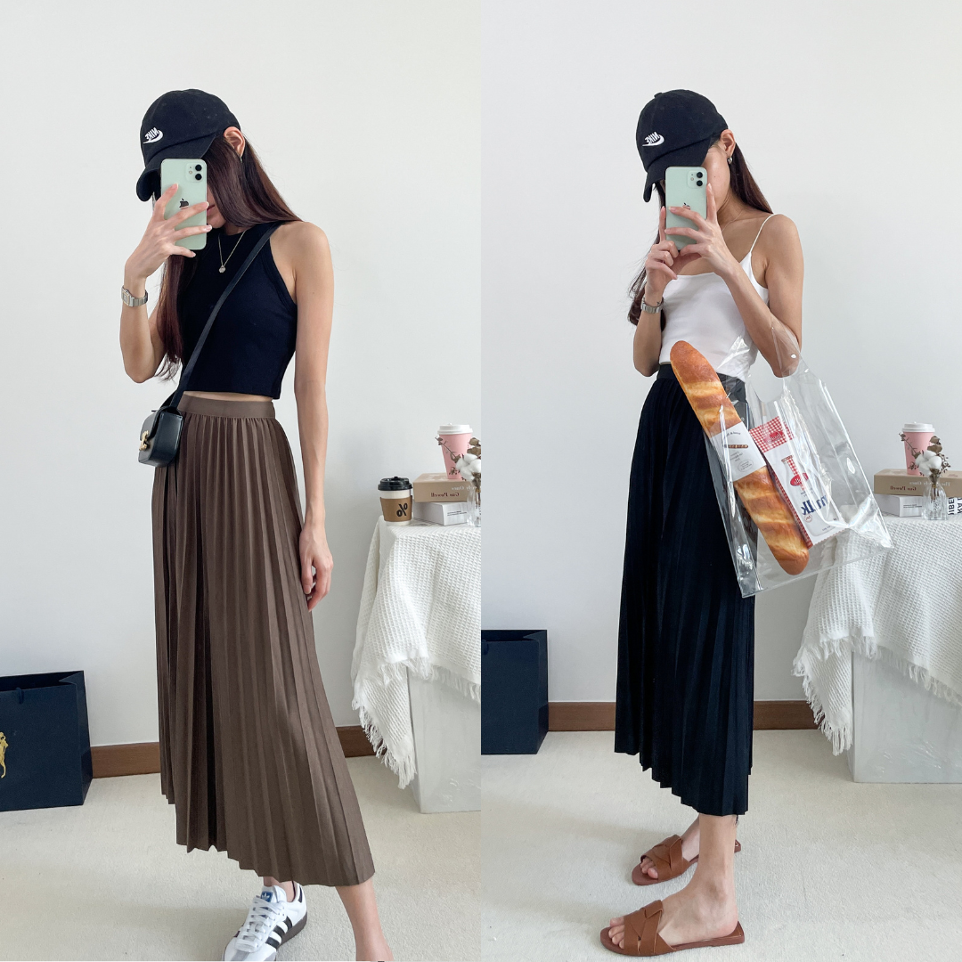 Elayna Everyday Pleated Skirt