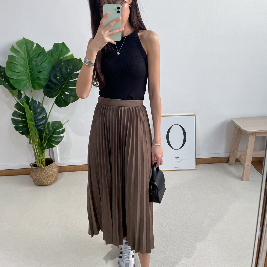 Elayna Everyday Pleated Skirt