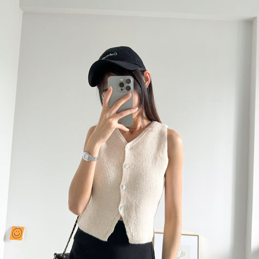 Klyde Vest Knit Top