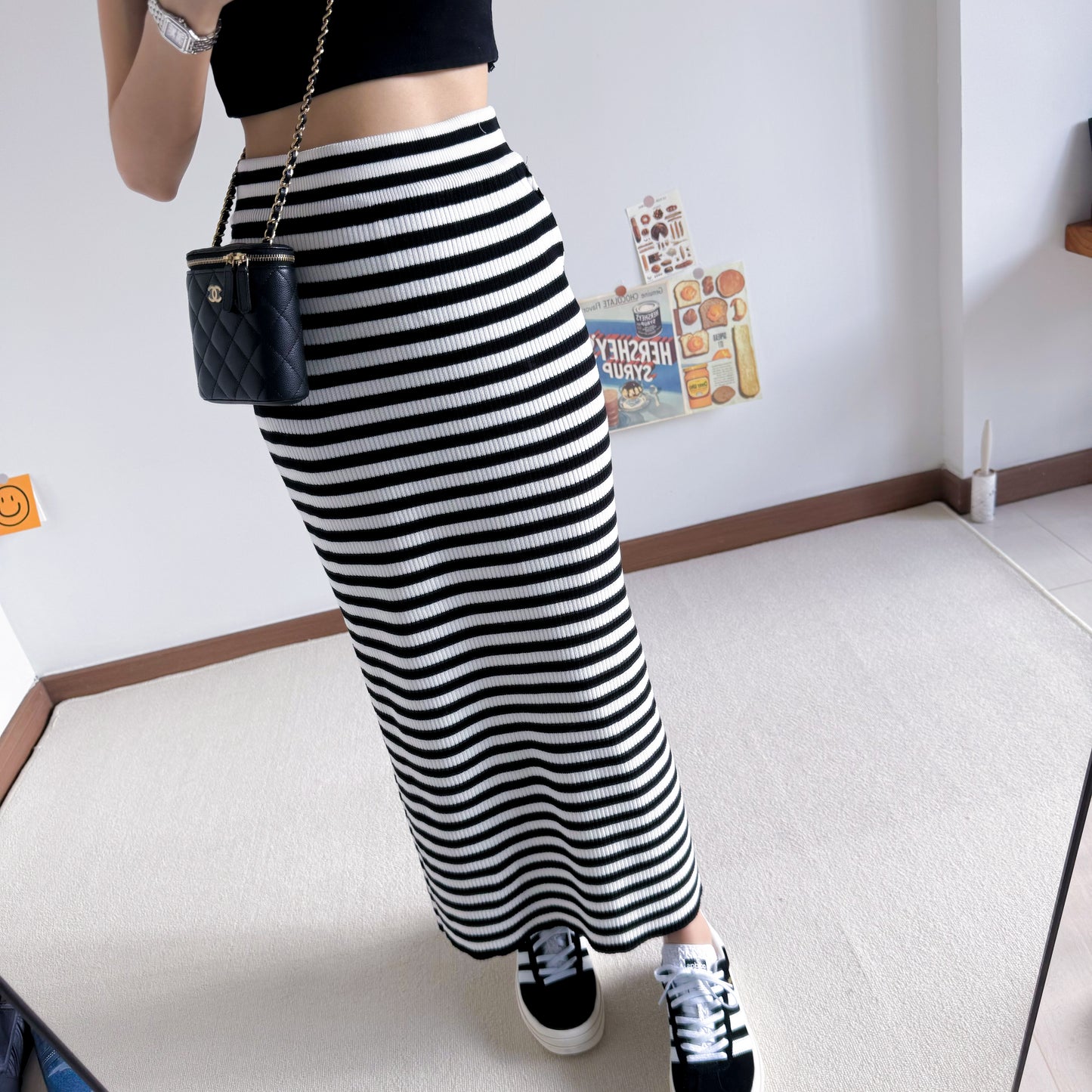 Deanna Striped Skirt