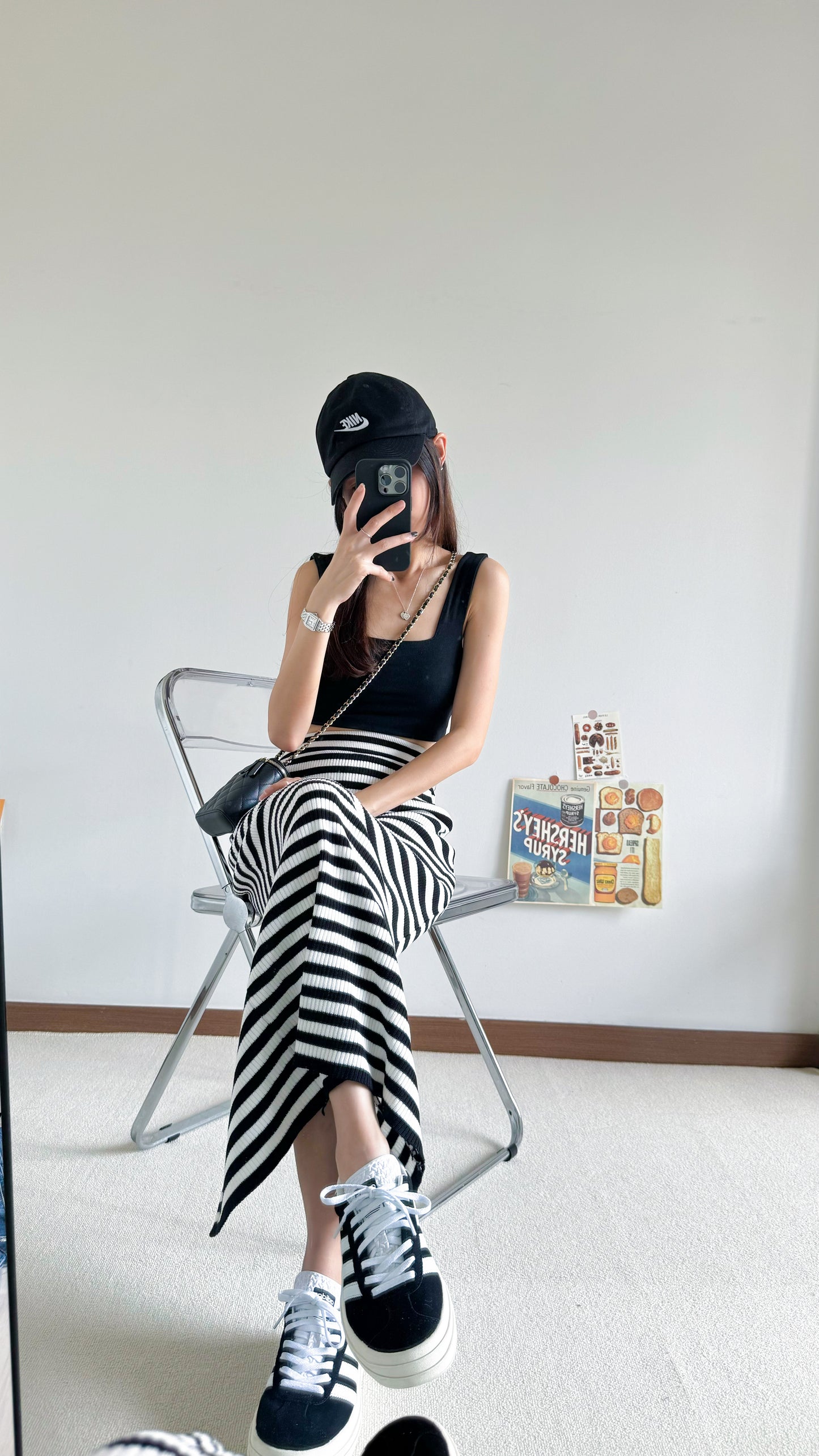 Deanna Striped Skirt