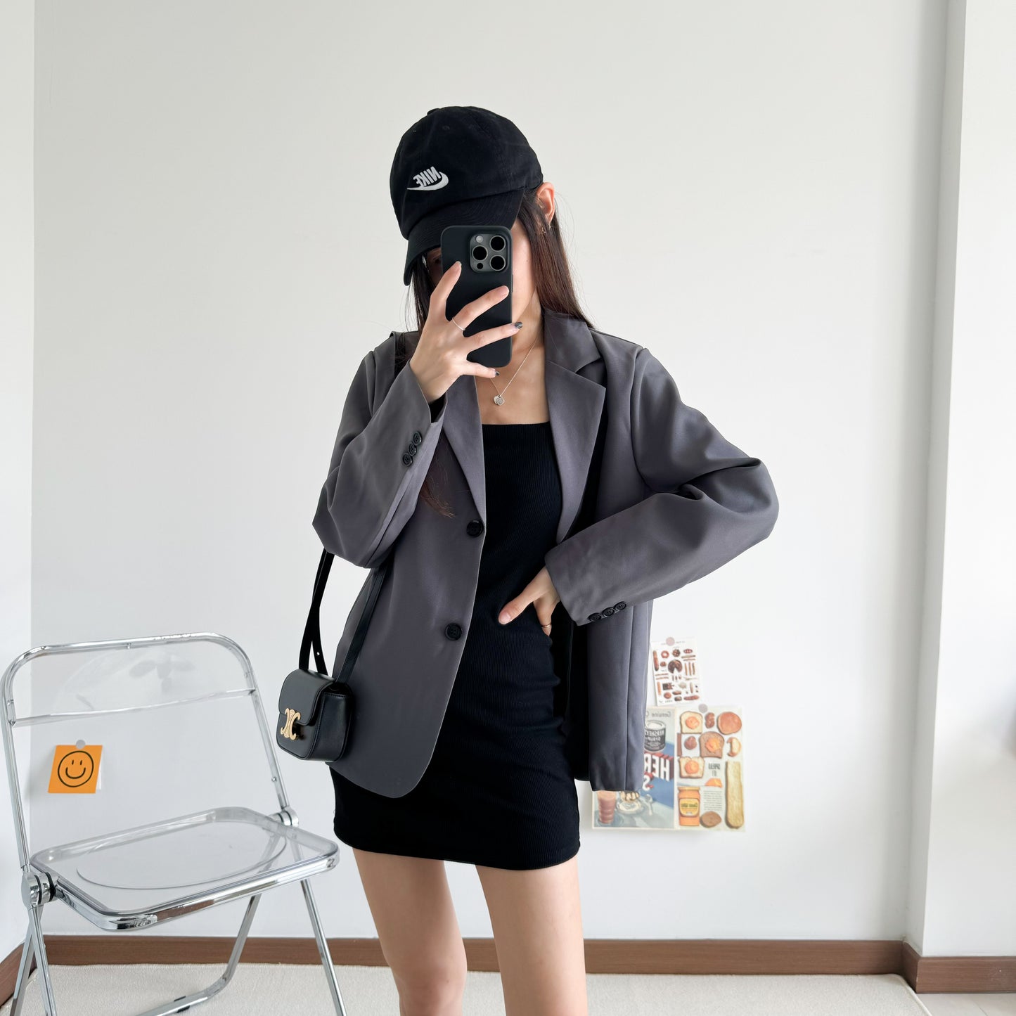 Petite Reene Grey Blazer