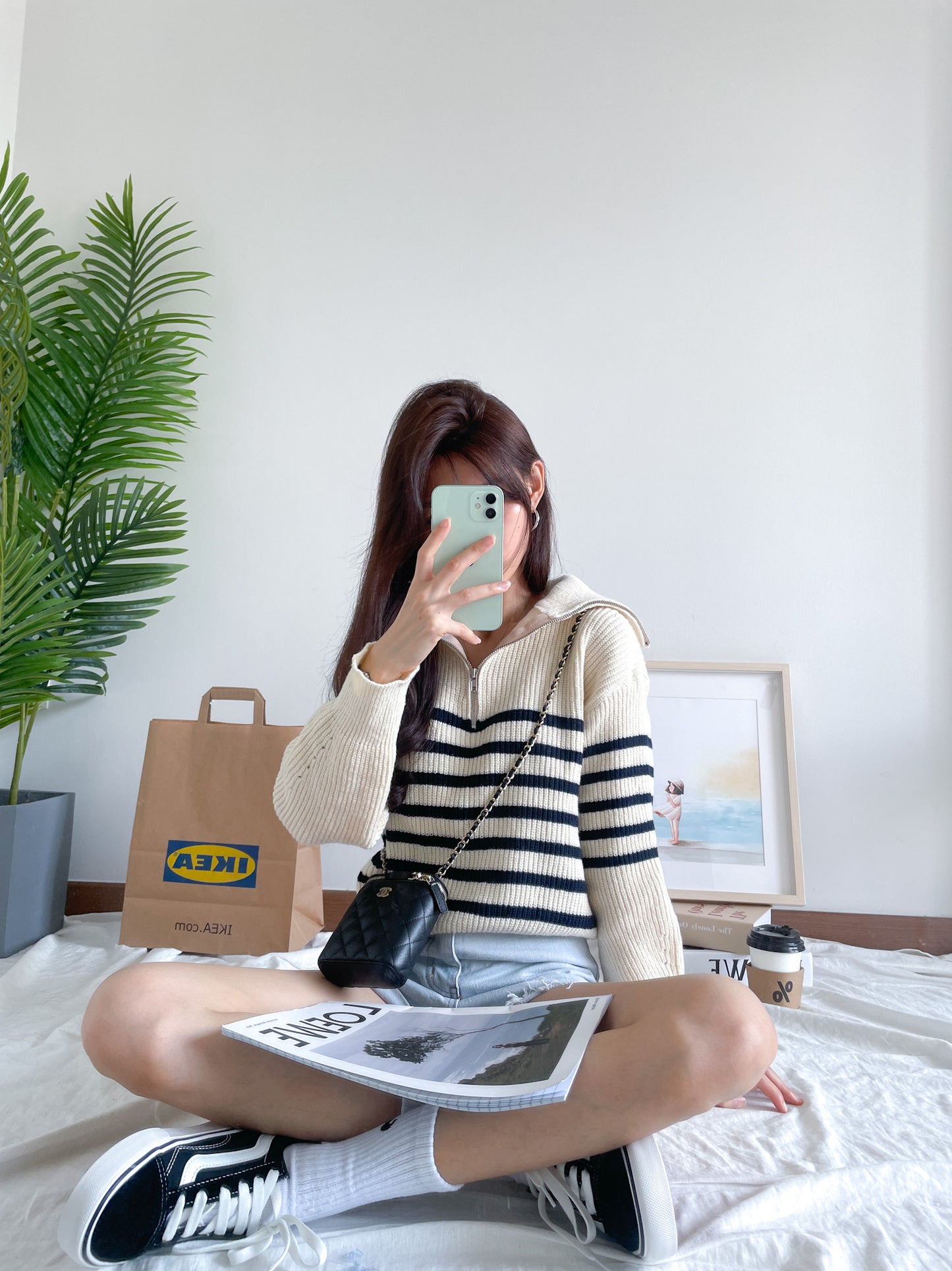 Noah Knitted Stripe Top