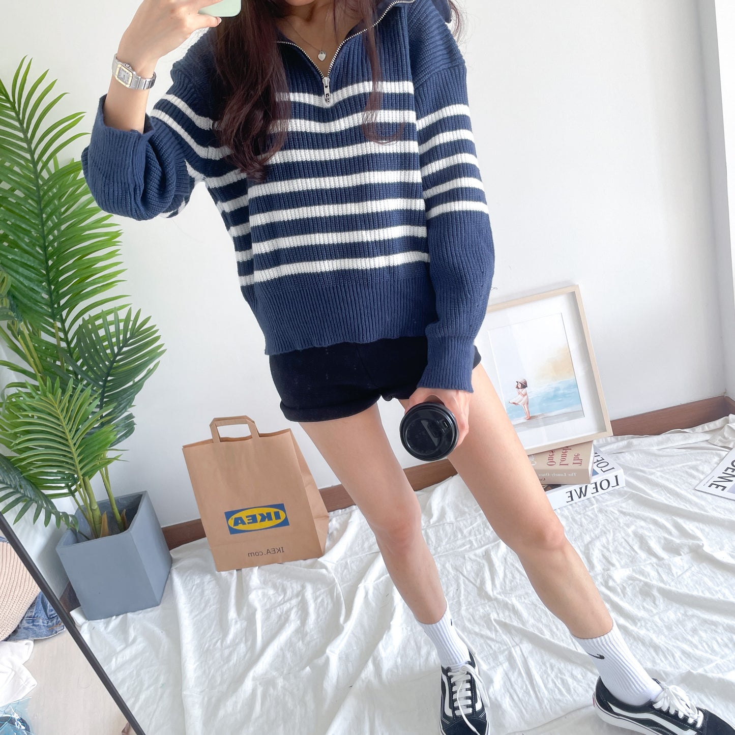 Noah Knitted Stripe Top