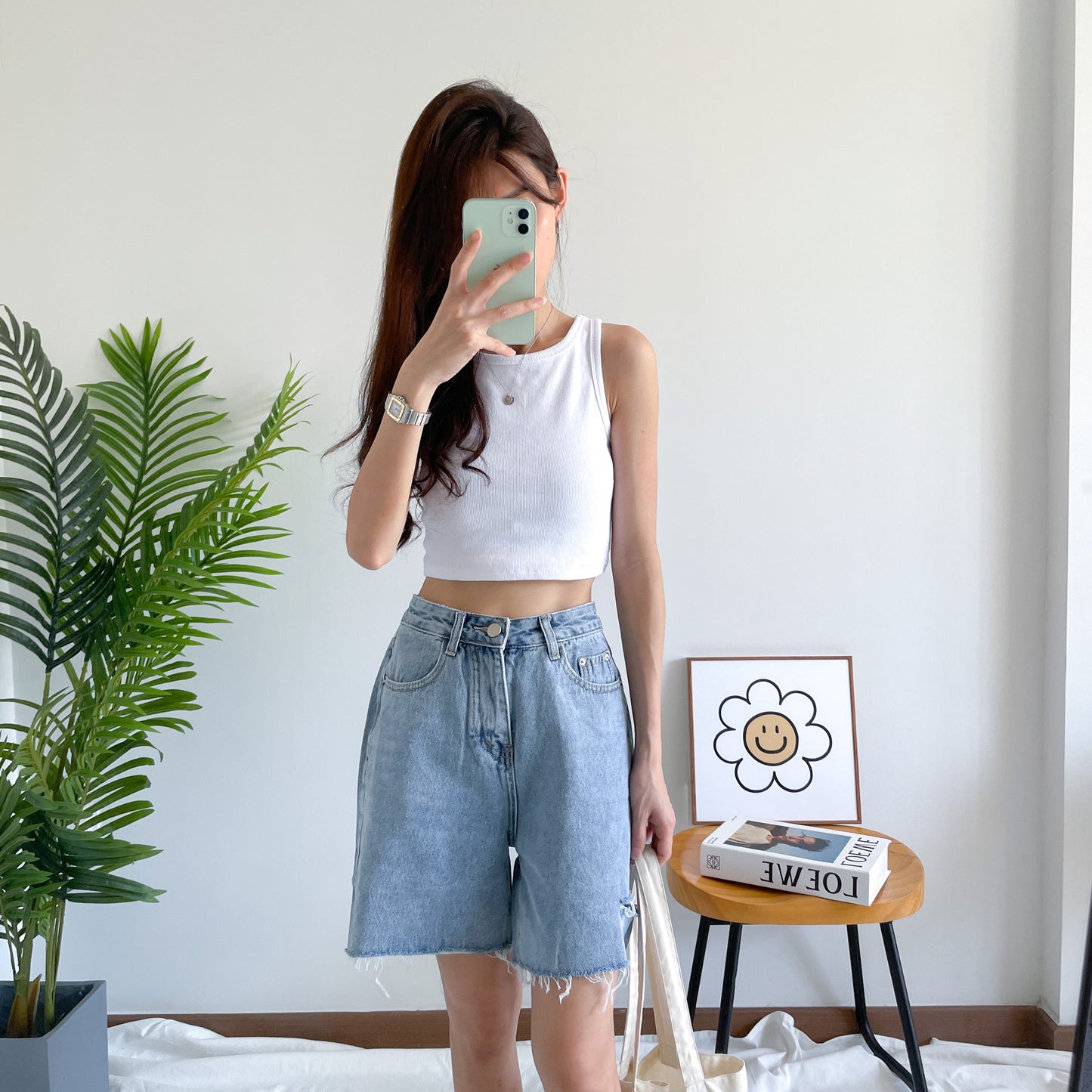 Kenny Boyfriend Denim Shorts