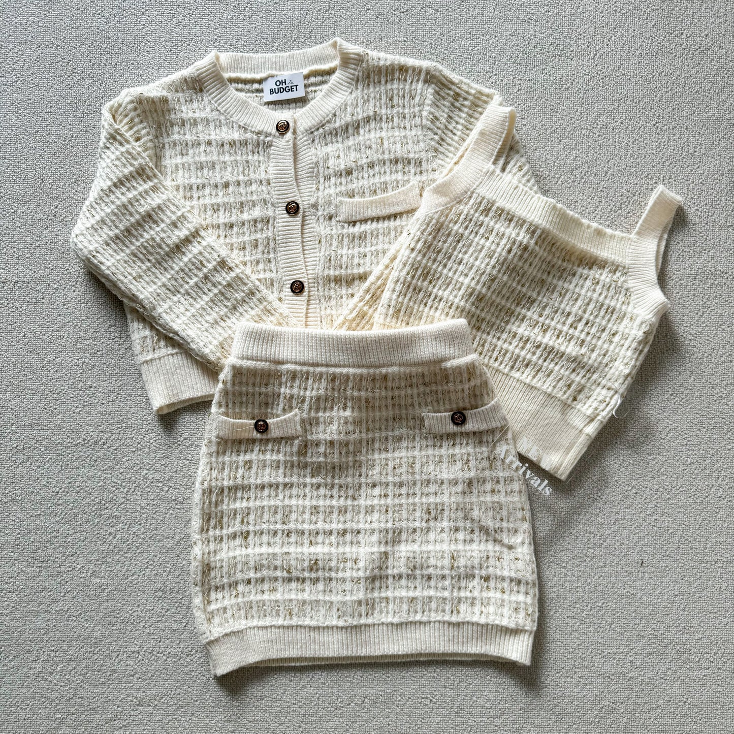 Petite Delyne Knit 3 Piece Set