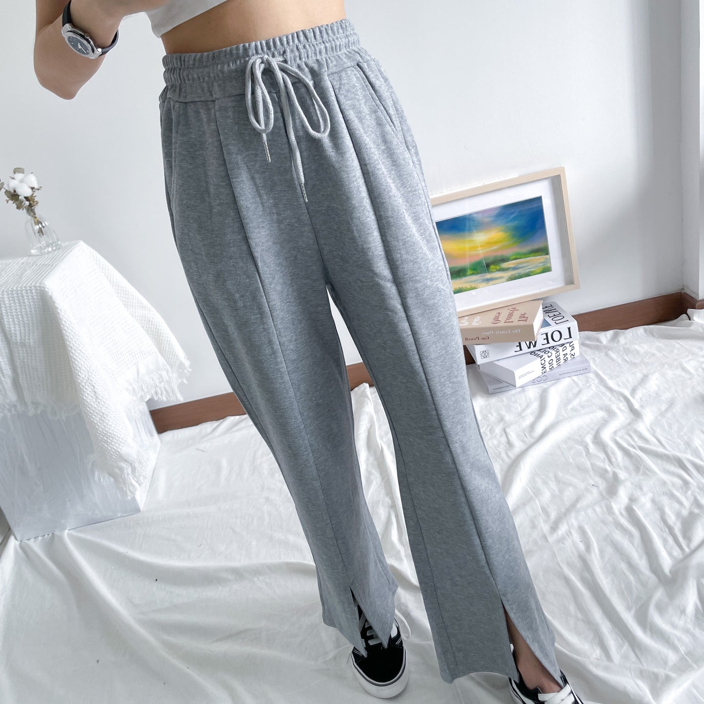 Petite Bowie Slit Jogger Pant