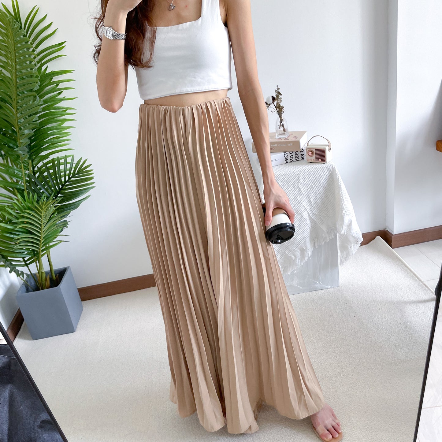 Petite Everett Pleated Pants