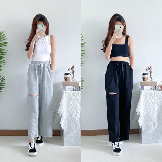 Petite Dante Hole Jogger Pants