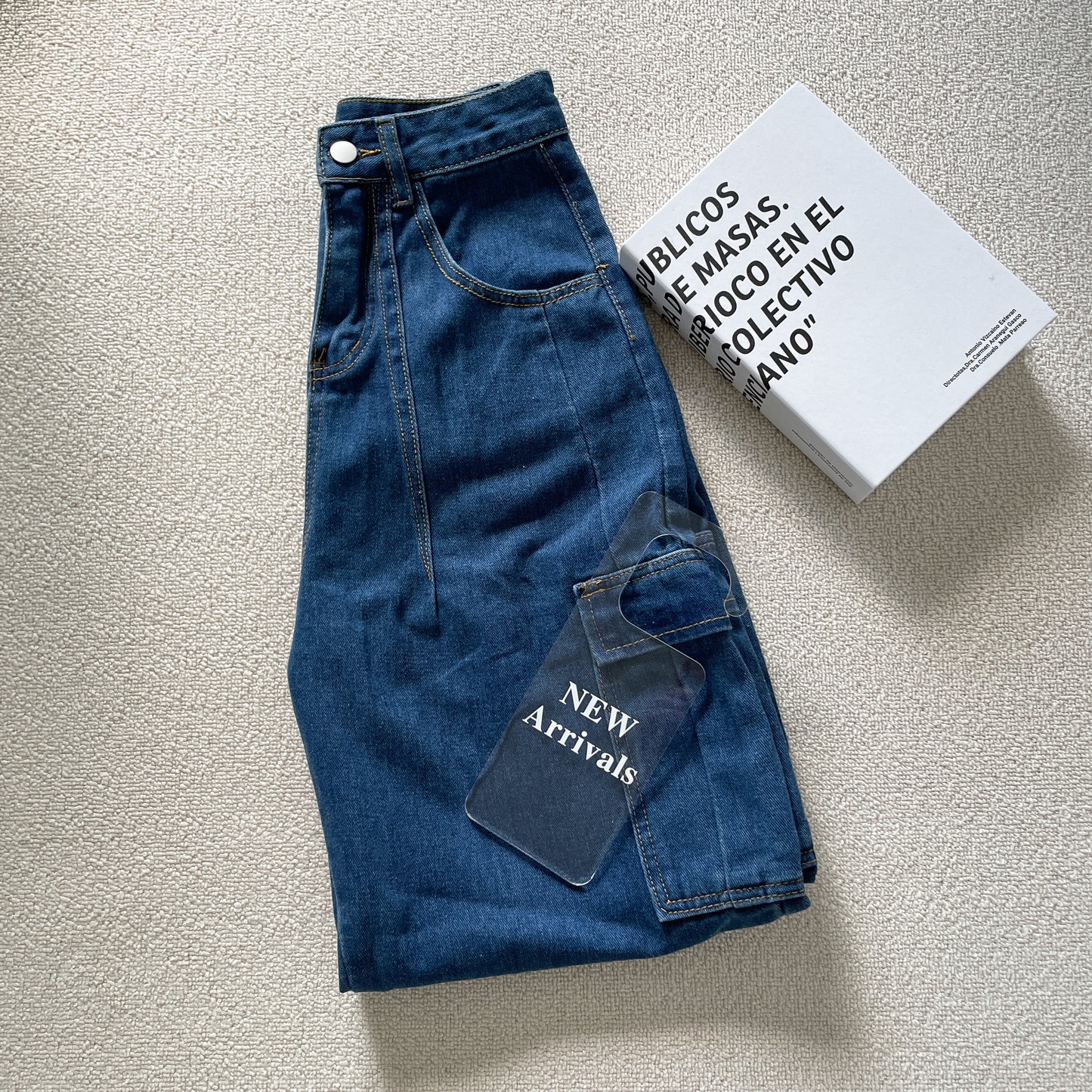 Mason Petite Cargo Denim Jeans