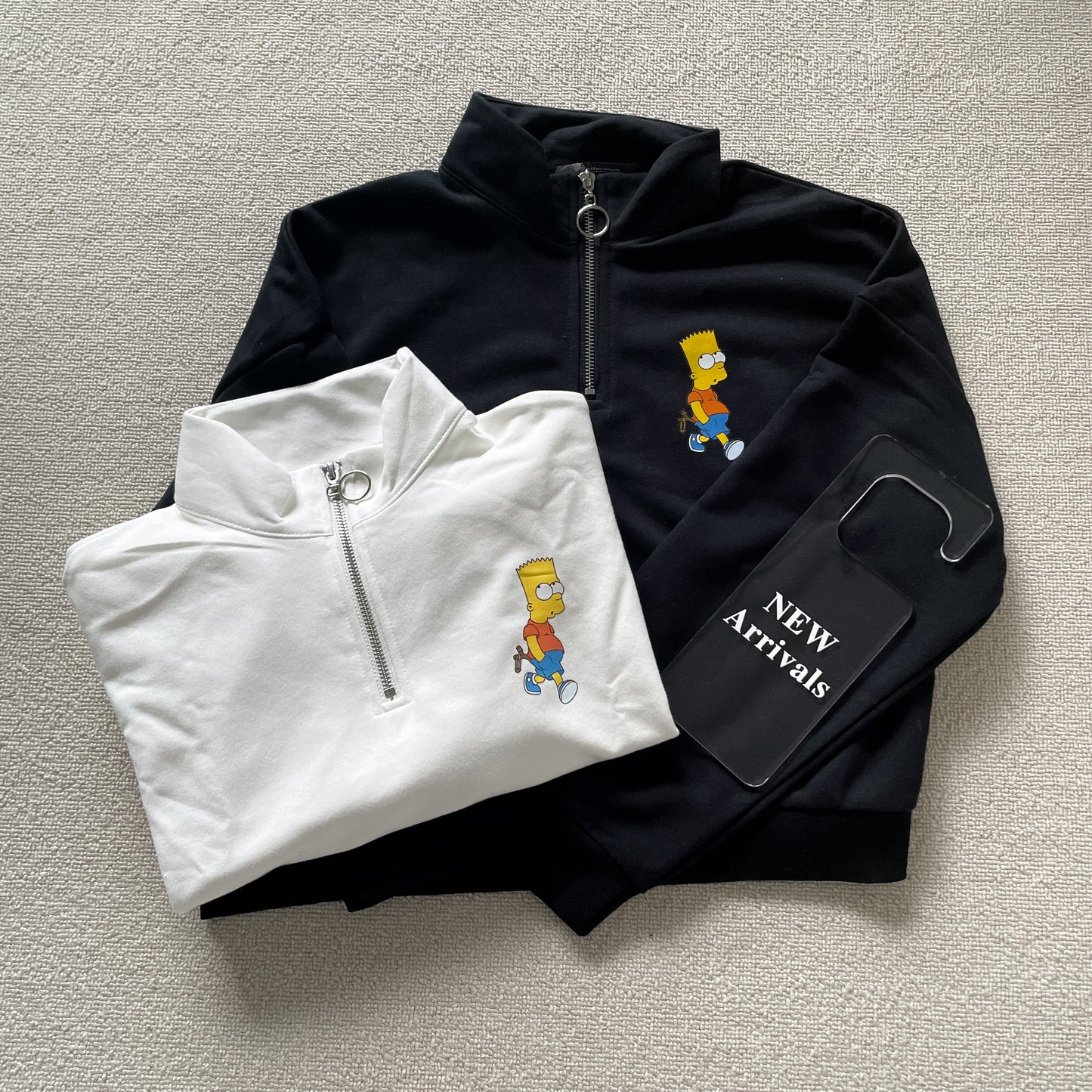 Cartoon Zip Pullover