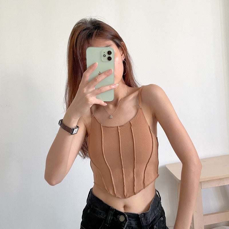 Dionne Crop Basic Top