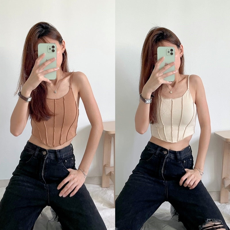 Dionne Crop Basic Top