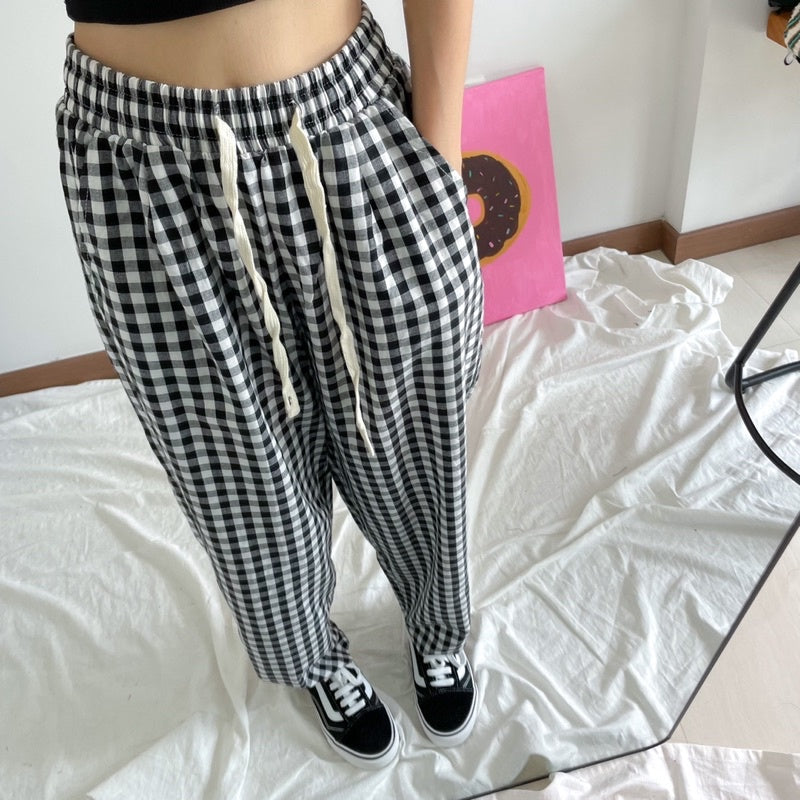 The Petite Checkered Pants