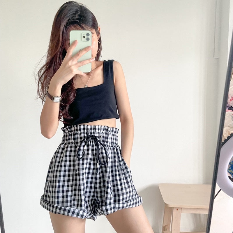 Kira Checkered Shorts