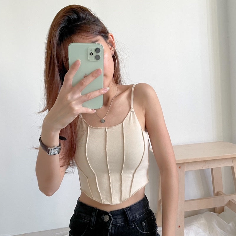 Dionne Crop Basic Top