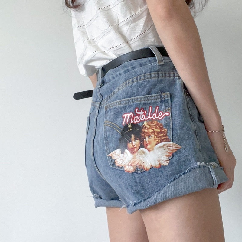 Angel Denim Shorts