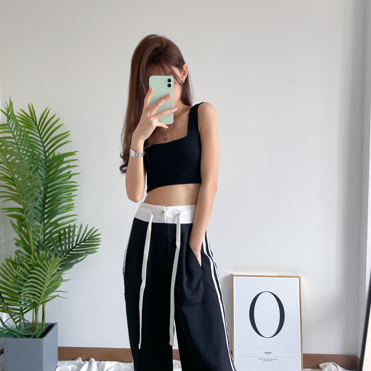 Mono Panel Loose Pants